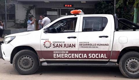 Departamentos de San Juan afectados por la lluvia 